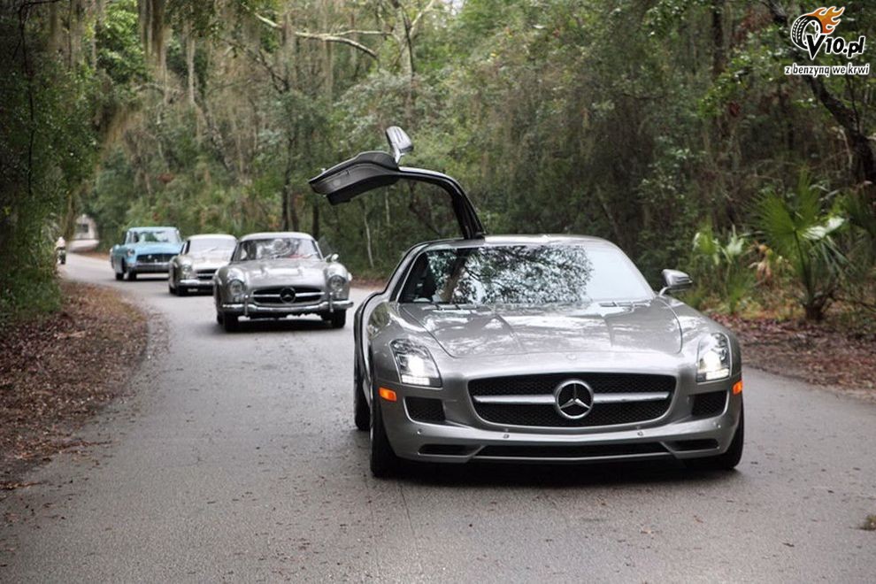 Mercedesy na wystawie Concours d'Elegance