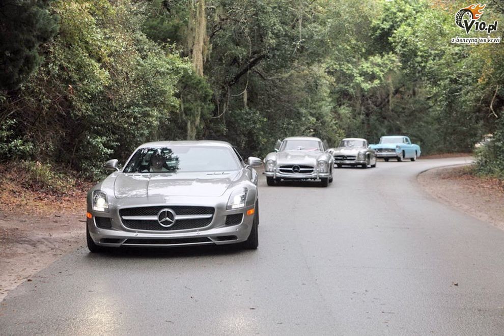 Mercedesy na wystawie Concours d'Elegance
