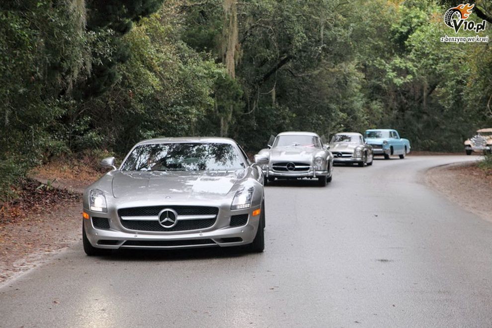 Mercedesy na wystawie Concours d'Elegance