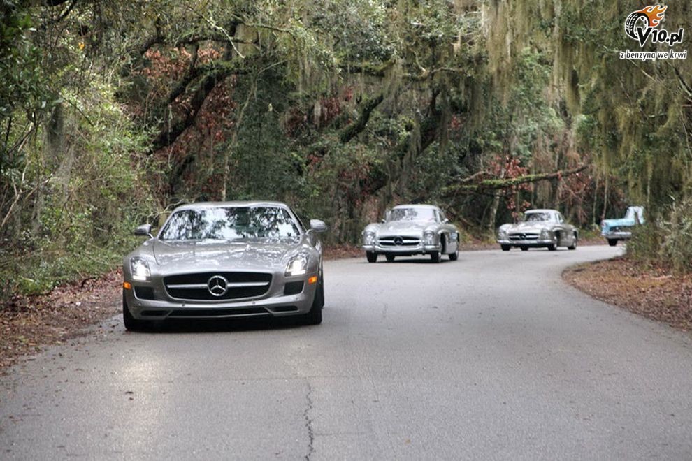 Mercedesy na wystawie Concours d'Elegance