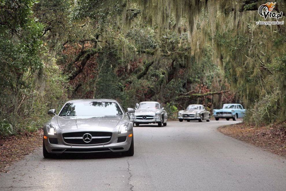 Mercedesy na wystawie Concours d'Elegance