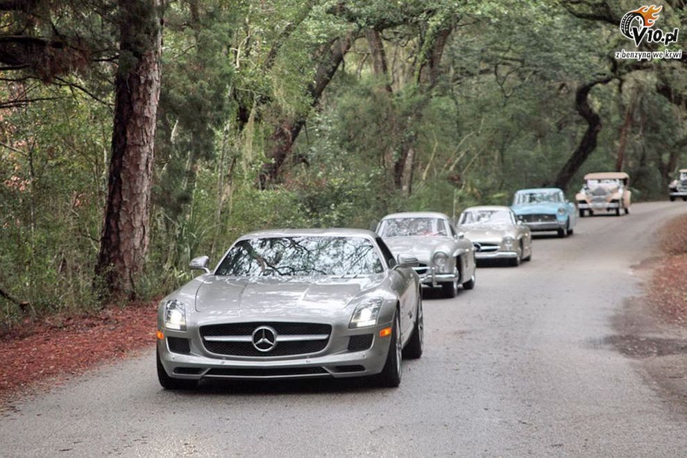 Mercedesy na wystawie Concours d'Elegance