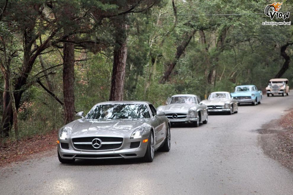Mercedesy na wystawie Concours d'Elegance