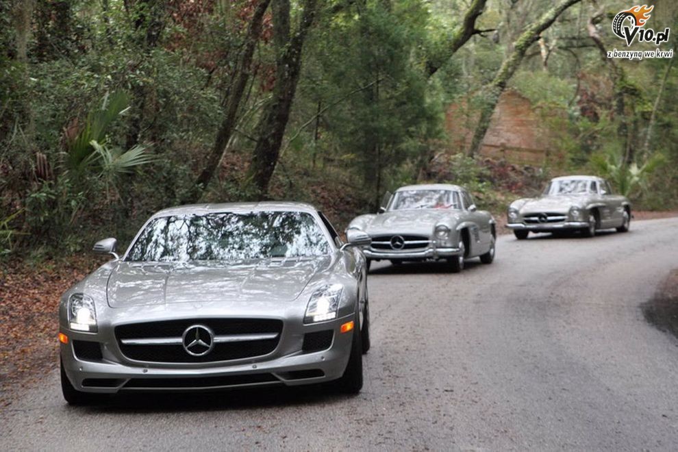 Mercedesy na wystawie Concours d'Elegance
