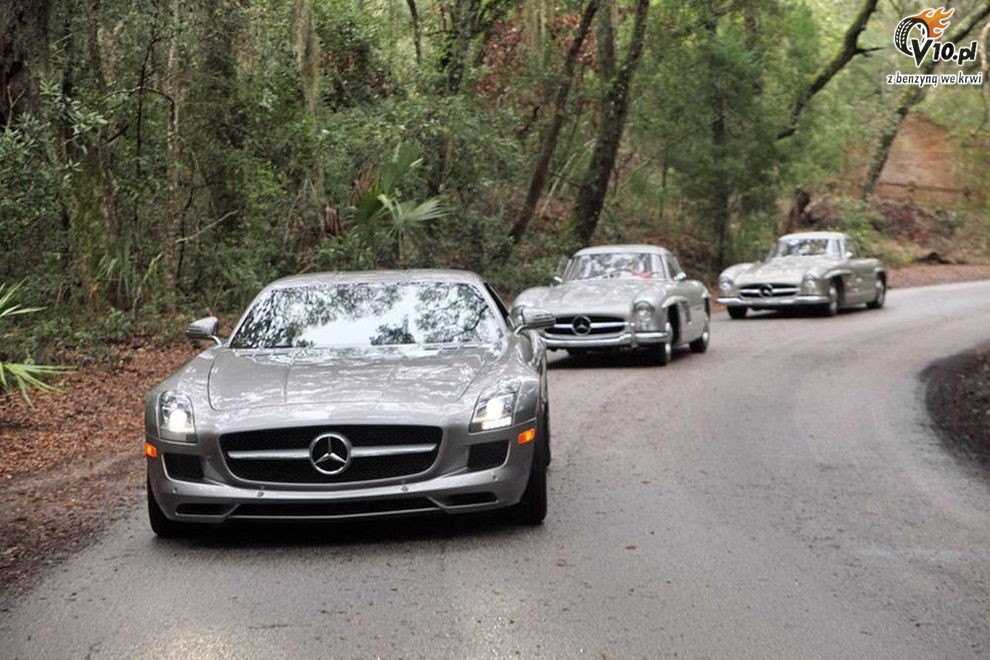 Mercedesy na wystawie Concours d'Elegance