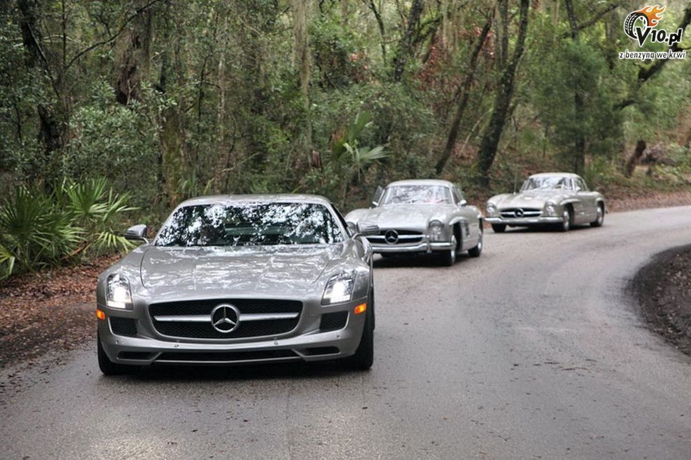 Mercedesy na wystawie Concours d'Elegance