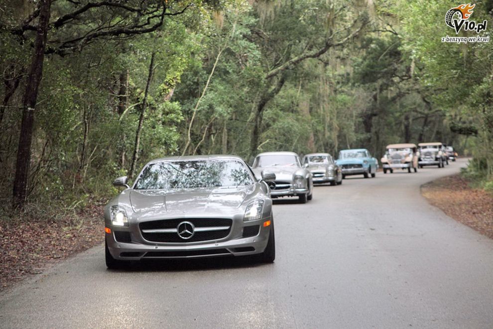 Mercedesy na wystawie Concours d'Elegance