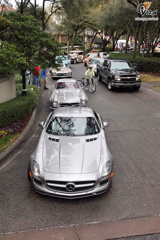 Mercedesy na wystawie Concours d'Elegance