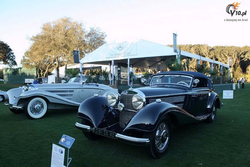 Mercedesy na wystawie Concours d'Elegance
