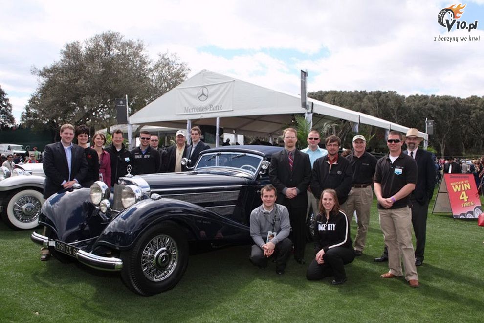 Mercedesy na wystawie Concours d'Elegance