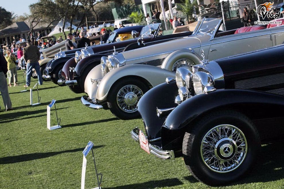 Mercedesy na wystawie Concours d'Elegance