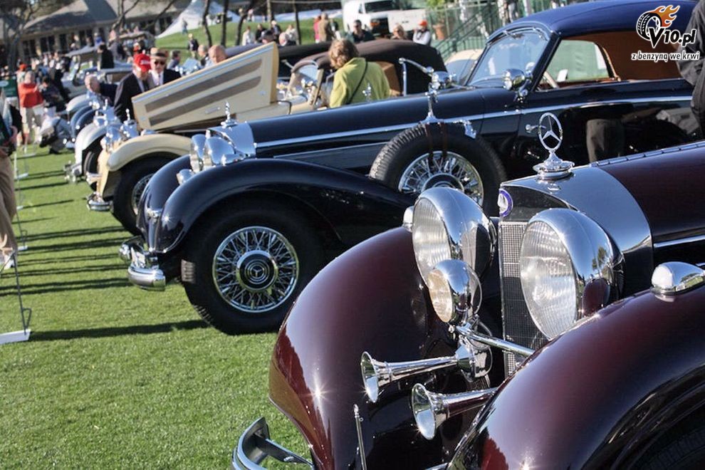 Mercedesy na wystawie Concours d'Elegance