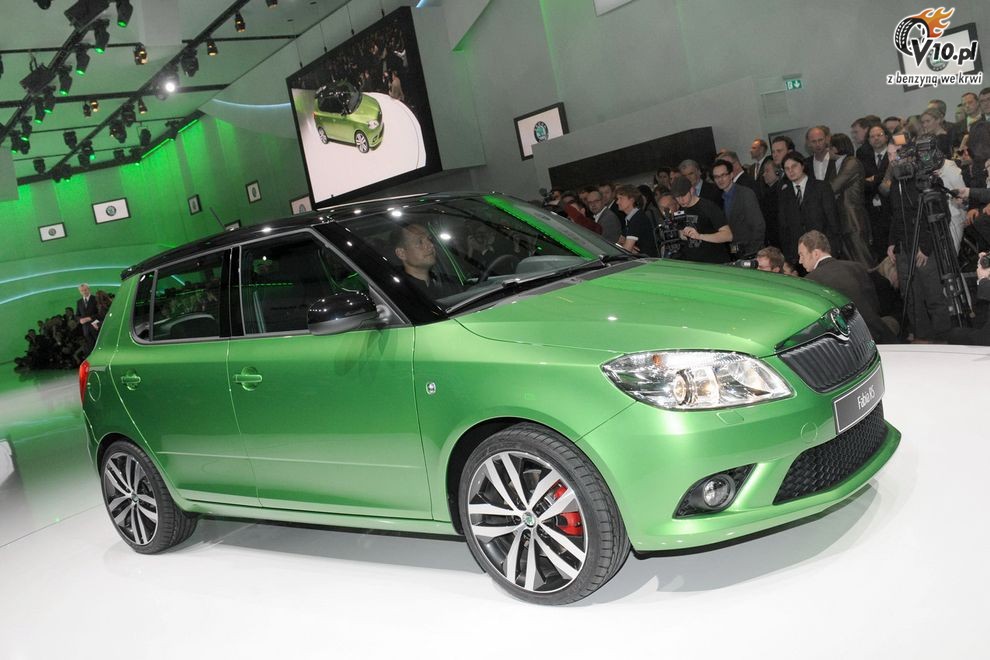Nowa Skoda Fabia RS 2010 po face liftingu - Geneva Motor Show 2010