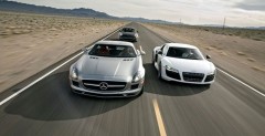 Mercedes SLS AMG vs Audi R8 V10 vs Porsche 911 Turbo