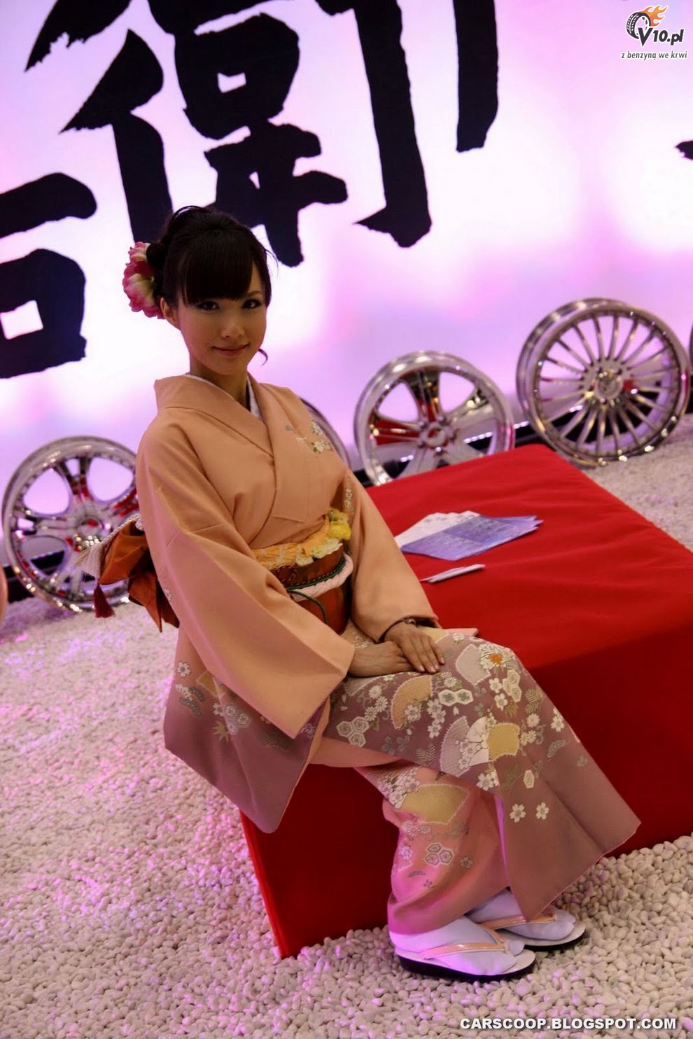 Hostessy dziewczyny laski na Tokyo Auto Salon 2010