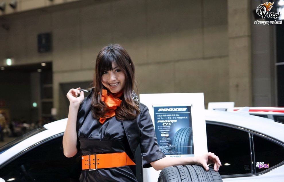 Hostessy dziewczyny laski na Tokyo Auto Salon 2010