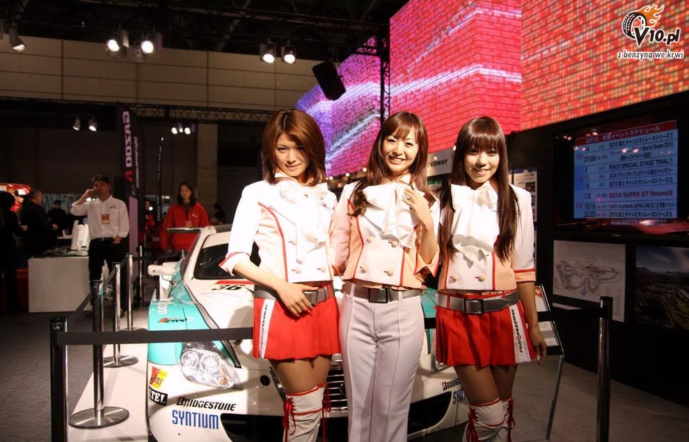 Hostessy dziewczyny laski na Tokyo Auto Salon 2010