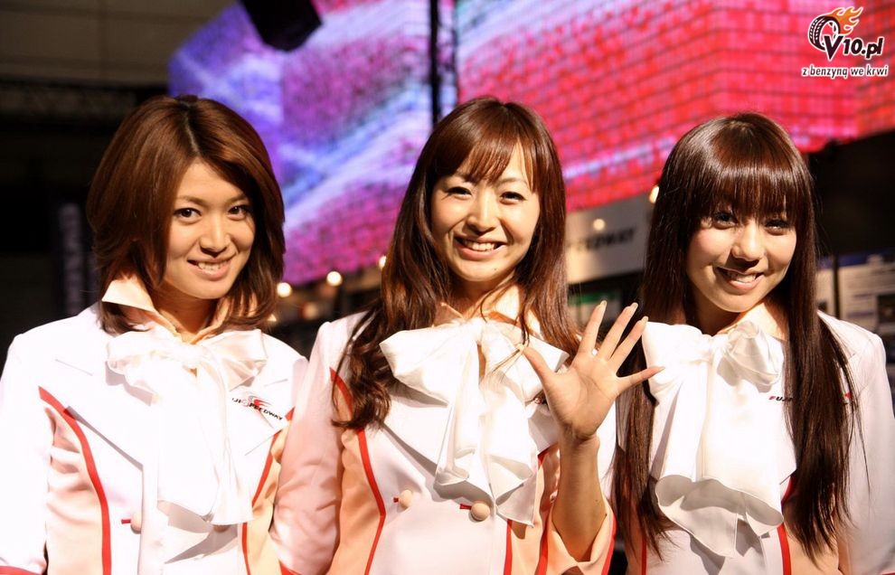Hostessy dziewczyny laski na Tokyo Auto Salon 2010