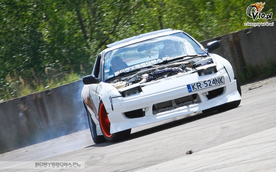 Trening driftu D1KRK Grzybw Borys Boba