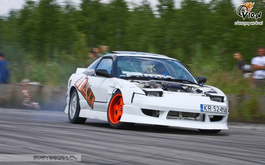 Trening driftu D1KRK Grzybw Borys Boba