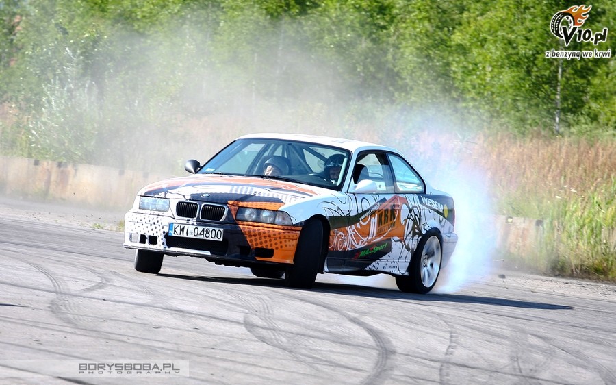 Trening driftu D1KRK Grzybw Borys Boba