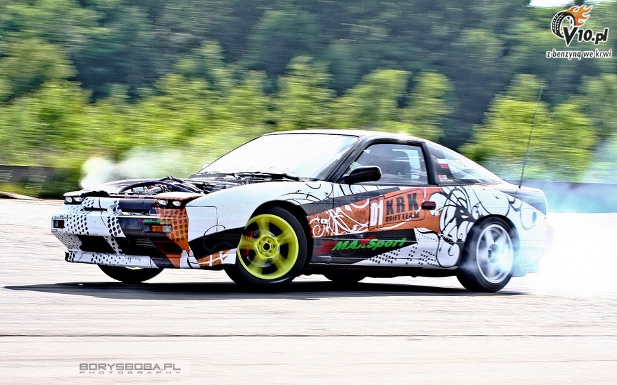 Trening driftu D1KRK Grzybw Borys Boba