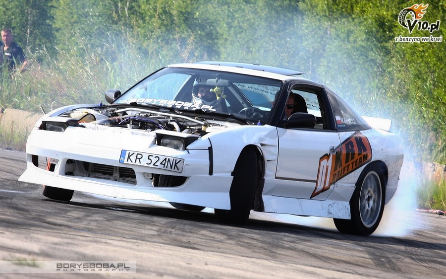 Trening driftu D1KRK Grzybw Borys Boba