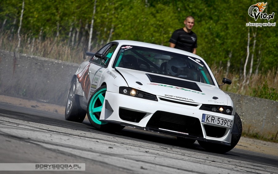 Trening driftu D1KRK Grzybw Borys Boba