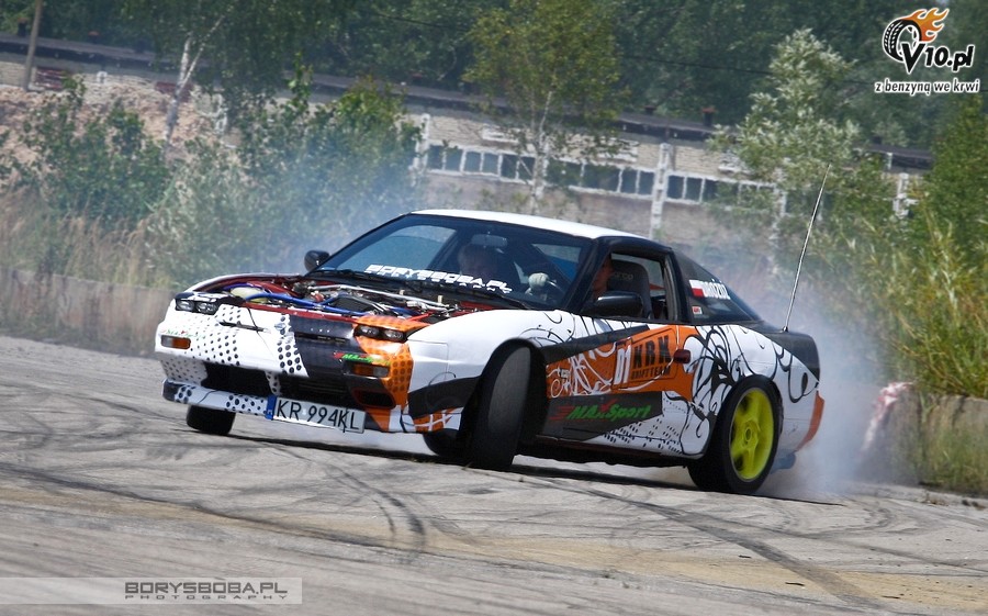 Trening driftu D1KRK Grzybw Borys Boba