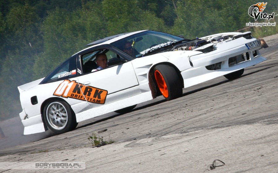 Trening driftu D1KRK Grzybw Borys Boba