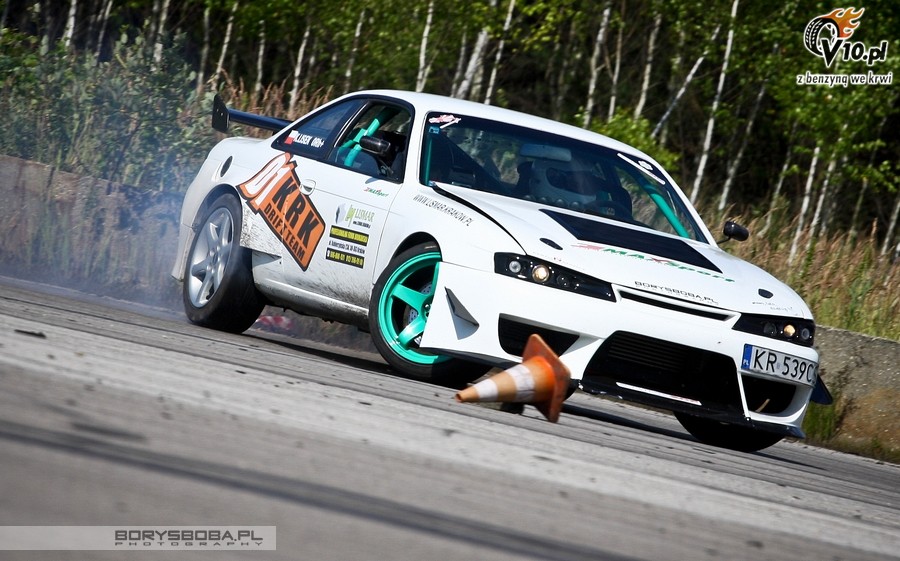 Trening driftu D1KRK Grzybw Borys Boba