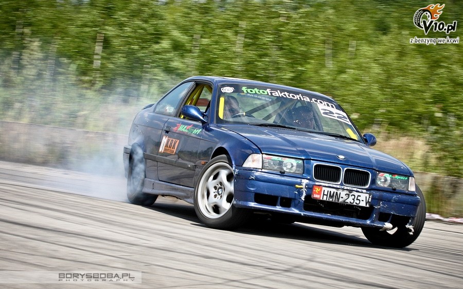 Trening driftu D1KRK Grzybw Borys Boba