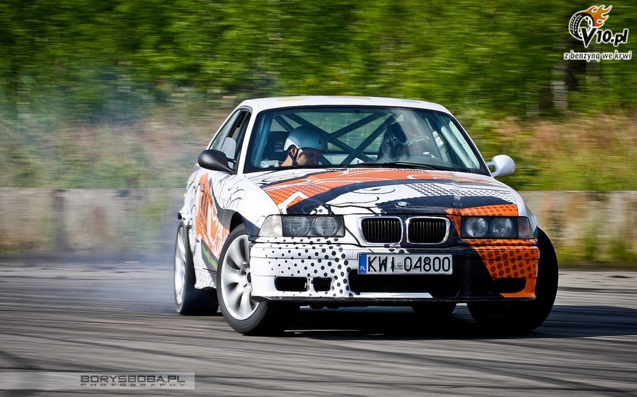 Trening driftu D1KRK Grzybw Borys Boba