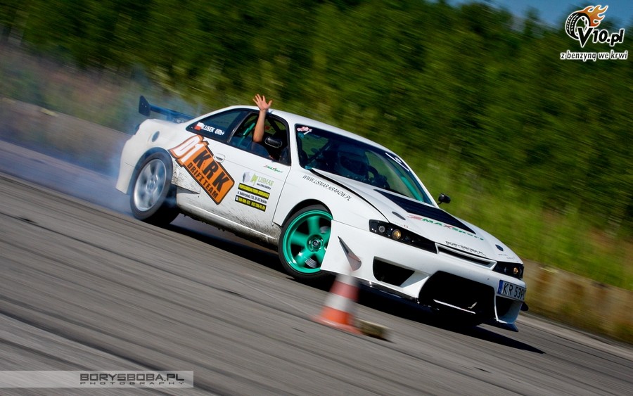 Trening driftu D1KRK Grzybw Borys Boba