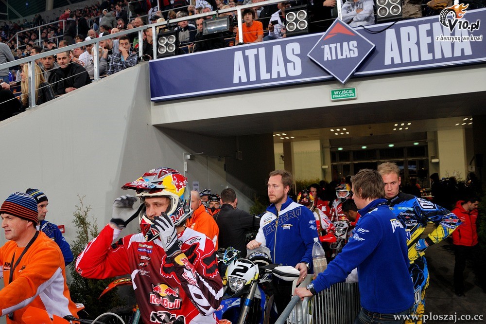 SuperEnduro w dzkiej Atlas Arenie w obiektywie Tomasza Poszaja