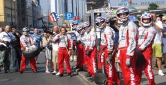 Pit stop Verva Racing Team na ulicach Warszawy