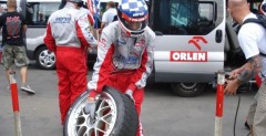Pit stop Verva Racing Team na ulicach Warszawy
