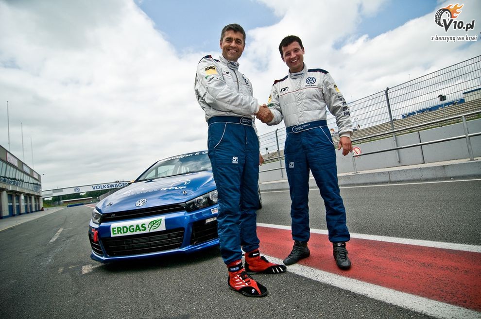 Volkswagen Scirocco R Cup - testy Steinhofa i Hołowczyca