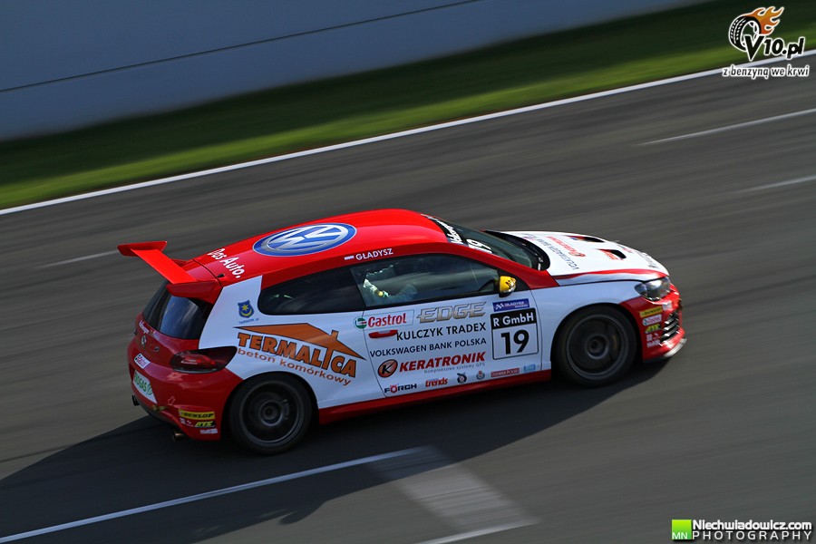 Testy uczestnikw VW Scirocco R-Cup w obiektywie Maciej Niechwiadowicza