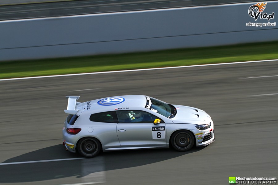 Testy uczestnikw VW Scirocco R-Cup w obiektywie Maciej Niechwiadowicza