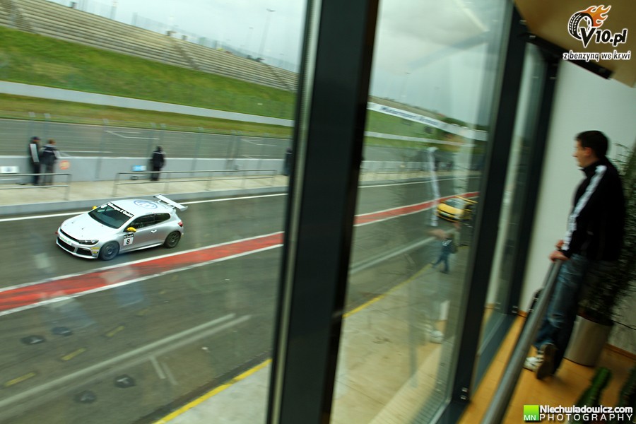 Testy uczestnikw VW Scirocco R-Cup w obiektywie Maciej Niechwiadowicza