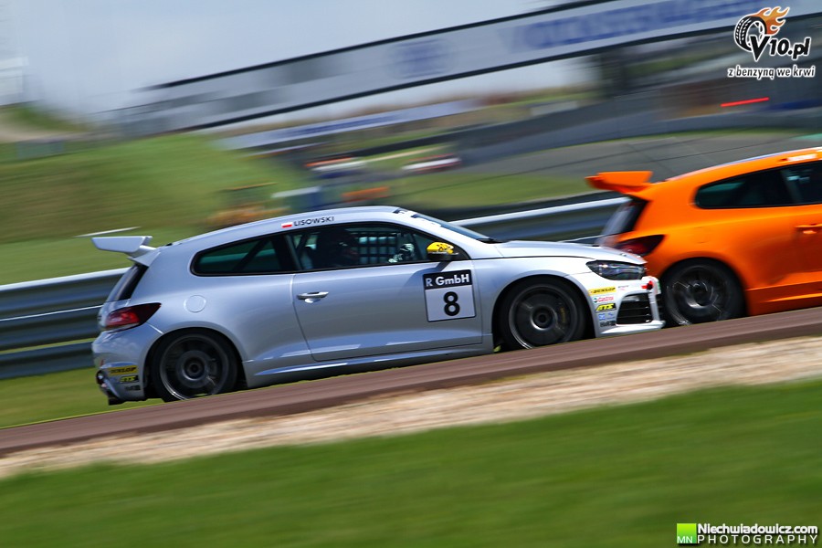 Testy uczestnikw VW Scirocco R-Cup w obiektywie Maciej Niechwiadowicza
