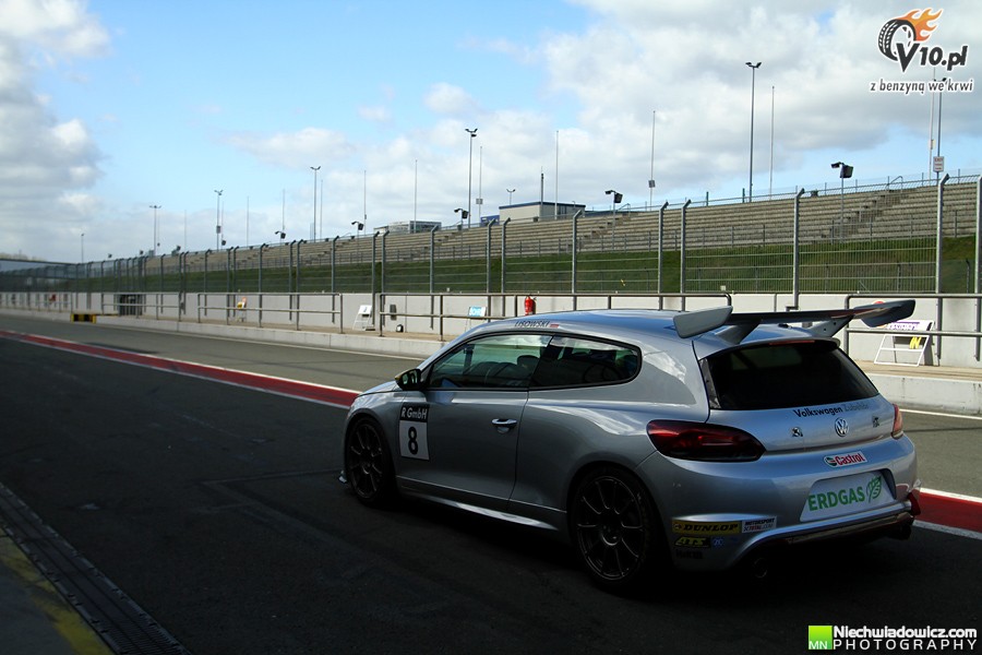 Testy uczestnikw VW Scirocco R-Cup w obiektywie Maciej Niechwiadowicza