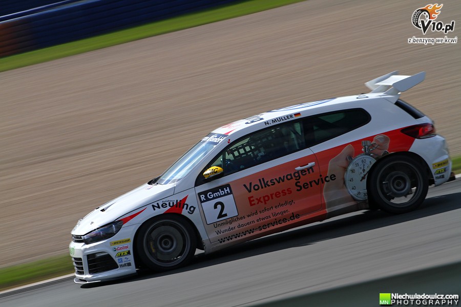 Testy uczestników VW Scirocco R-Cup w obiektywie Maciej Niechwiadowicza
