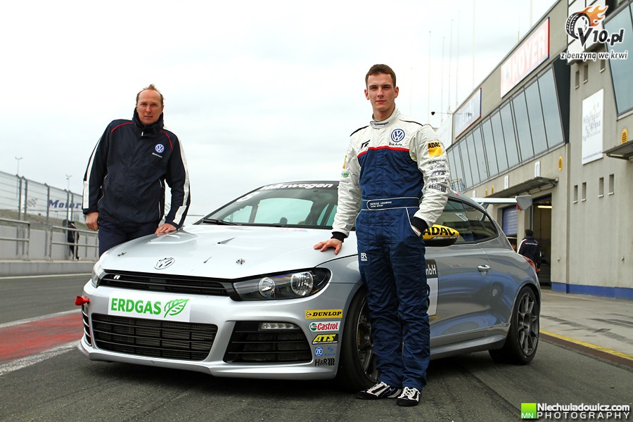 Testy uczestnikw VW Scirocco R-Cup w obiektywie Maciej Niechwiadowicza