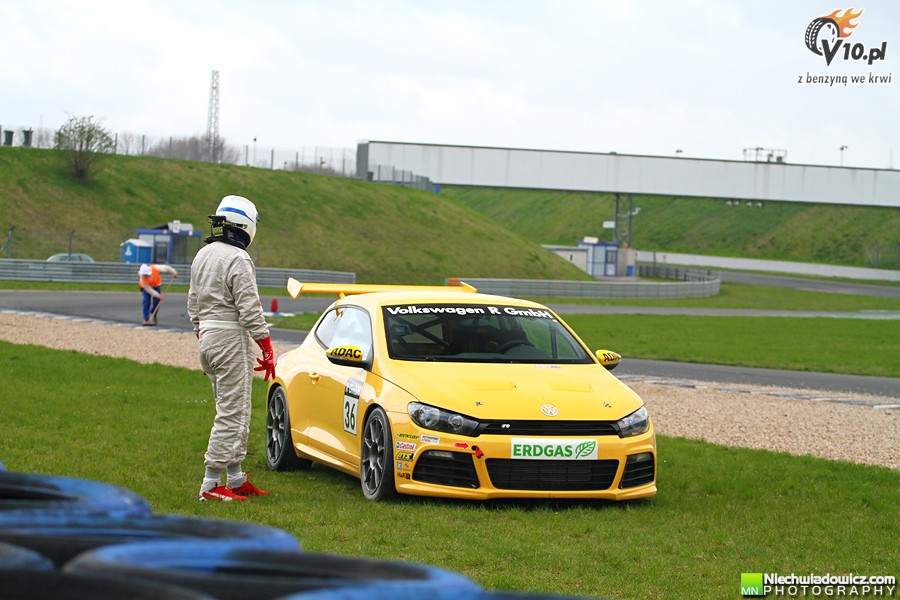 Testy uczestnikw VW Scirocco R-Cup w obiektywie Maciej Niechwiadowicza