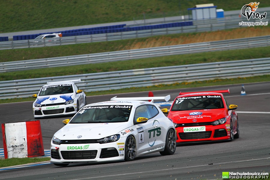 Testy uczestnikw VW Scirocco R-Cup w obiektywie Maciej Niechwiadowicza