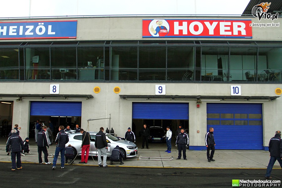 Testy uczestnikw VW Scirocco R-Cup w obiektywie Maciej Niechwiadowicza
