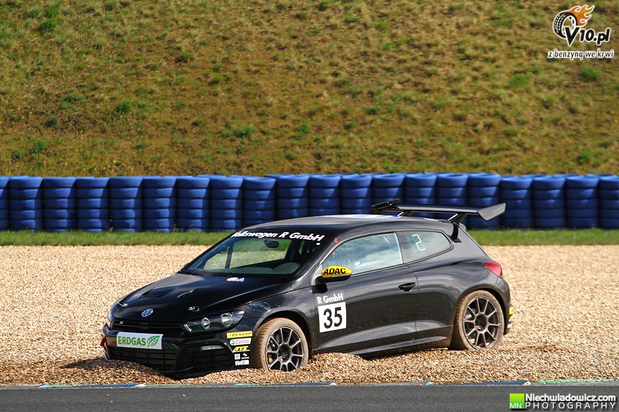 Testy uczestnikw VW Scirocco R-Cup w obiektywie Maciej Niechwiadowicza