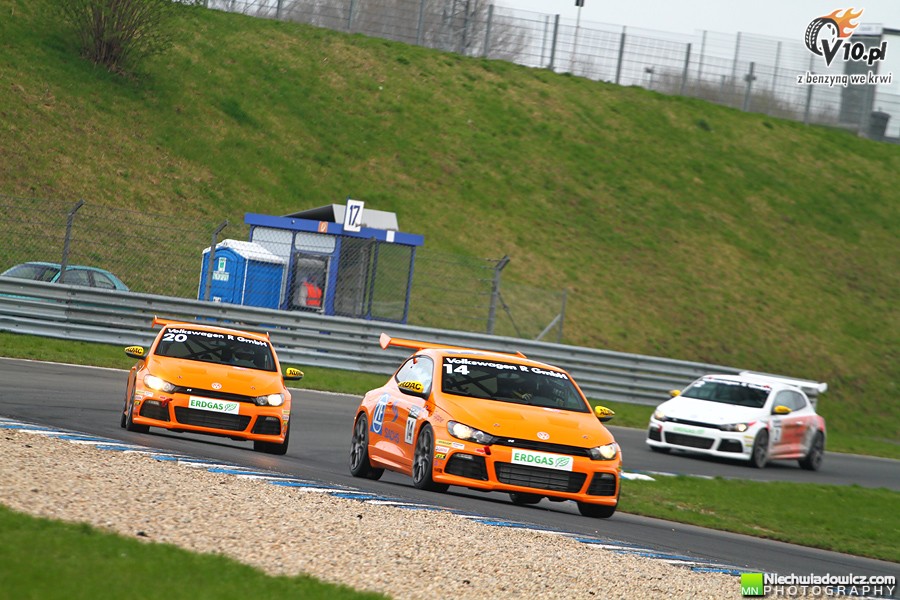 Testy uczestnikw VW Scirocco R-Cup w obiektywie Maciej Niechwiadowicza